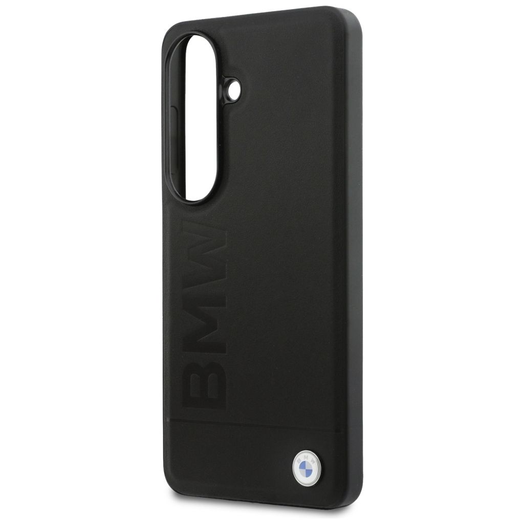 BMW Leather Hot Stamp MagSafe Skal till Samsung Galaxy S26 Plus - Svart