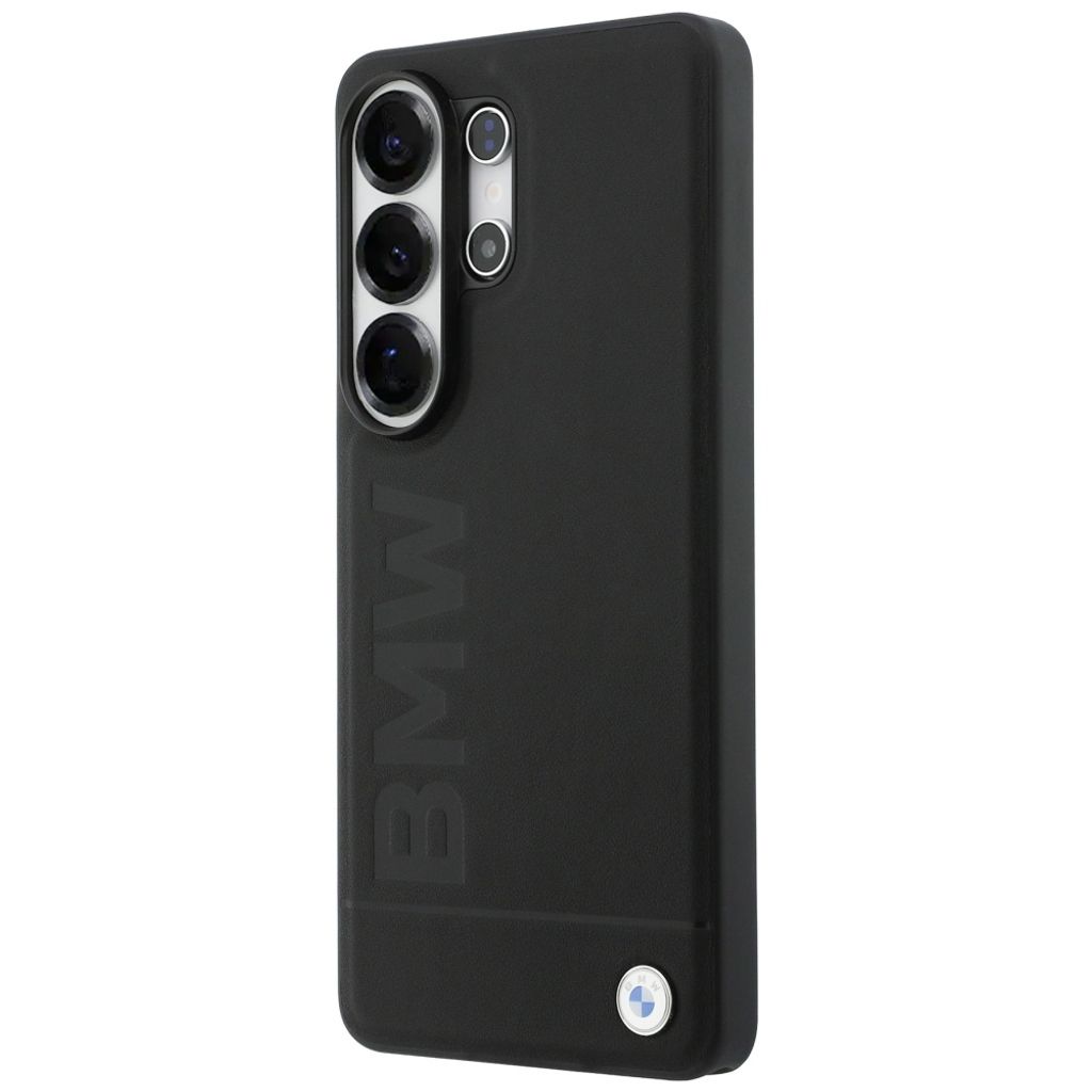 BMW Leather Hot Stamp MagSafe Skal till Samsung Galaxy S26 Ultra - Svart
