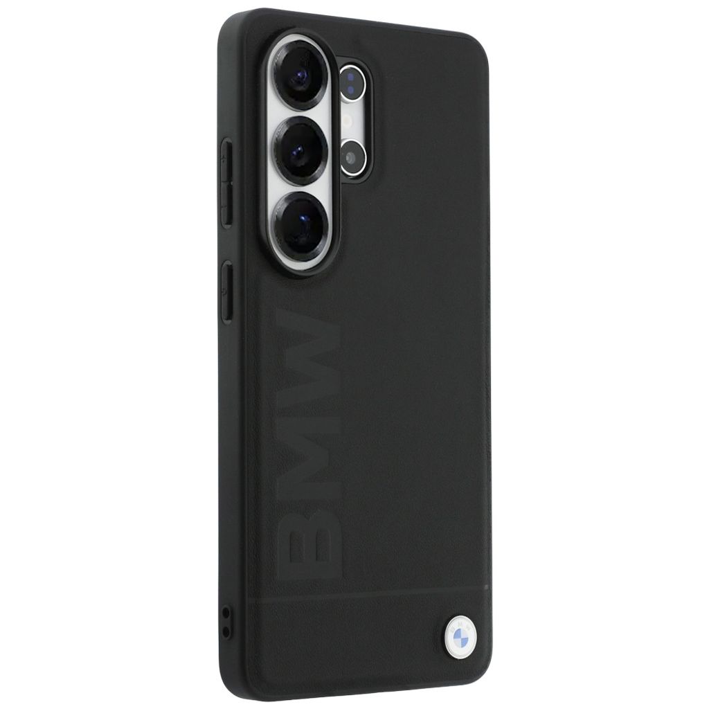 BMW Leather Hot Stamp MagSafe Skal till Samsung Galaxy S26 Ultra - Svart