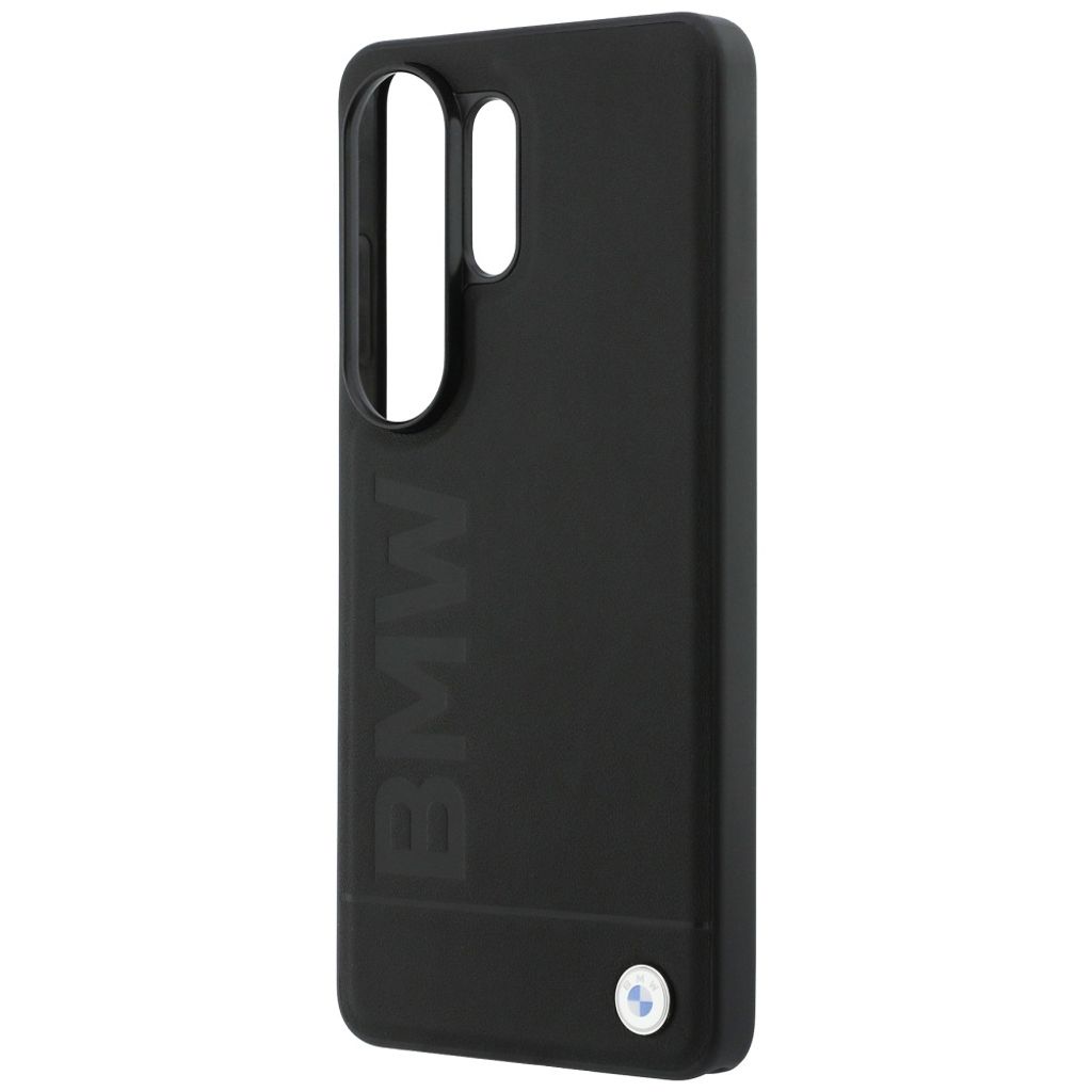 BMW Leather Hot Stamp MagSafe Skal till Samsung Galaxy S26 Ultra - Svart
