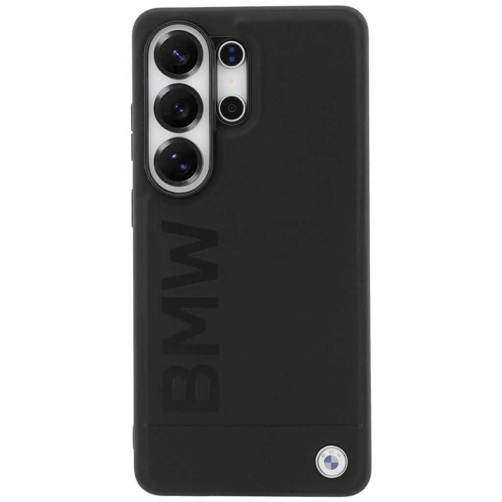BMW Leather Hot Stamp MagSafe Skal till Samsung Galaxy S26 Ultra - Svart