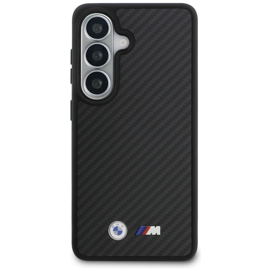BMW M Kevlar Logo MagSafe Skal till Samsung Galaxy S26 - Svart
