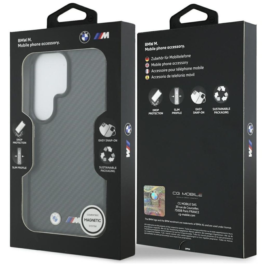 BMW M Kevlar Logo MagSafe Skal till Samsung Galaxy S26 Ultra - Svart