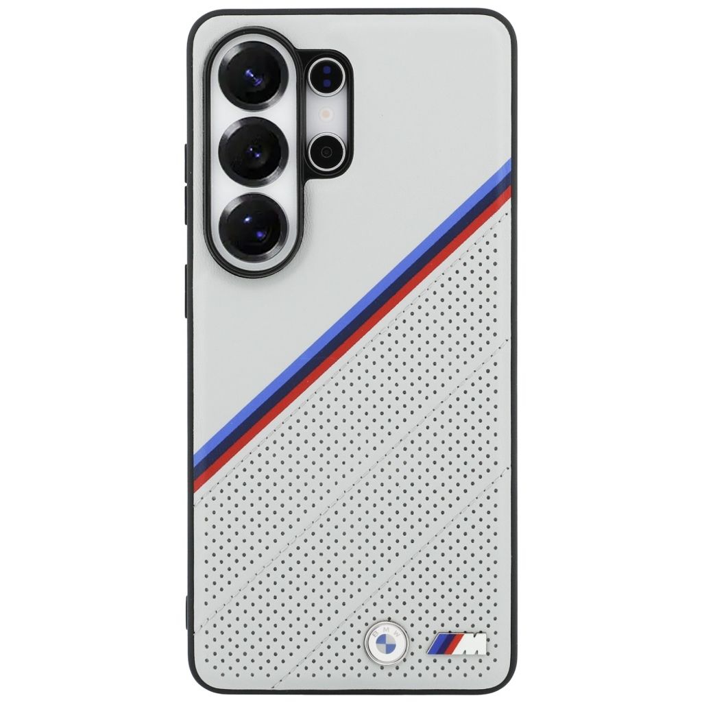 BMW Tricolor Metal Logo MagSafe Skal till Samsung Galaxy S26 Ultra - Grå