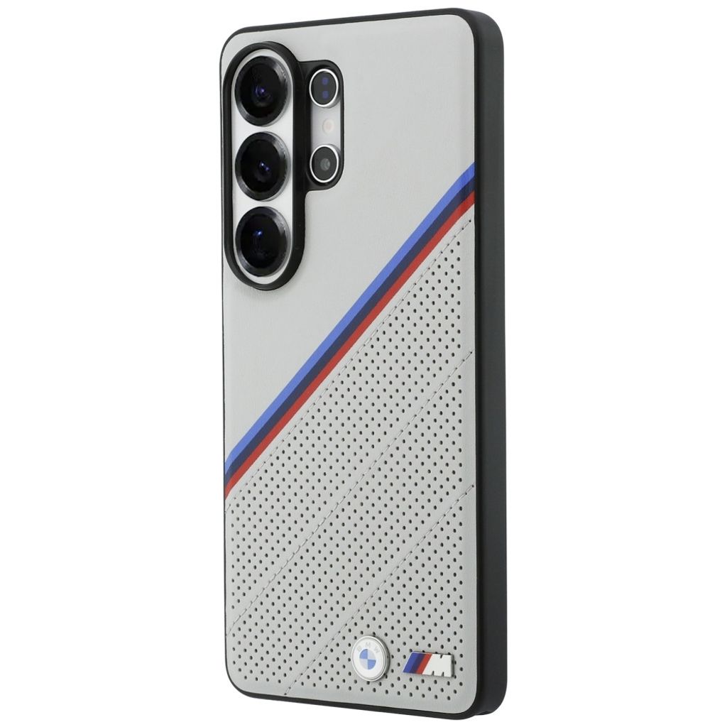 BMW Tricolor Metal Logo MagSafe Skal till Samsung Galaxy S26 Ultra - Grå