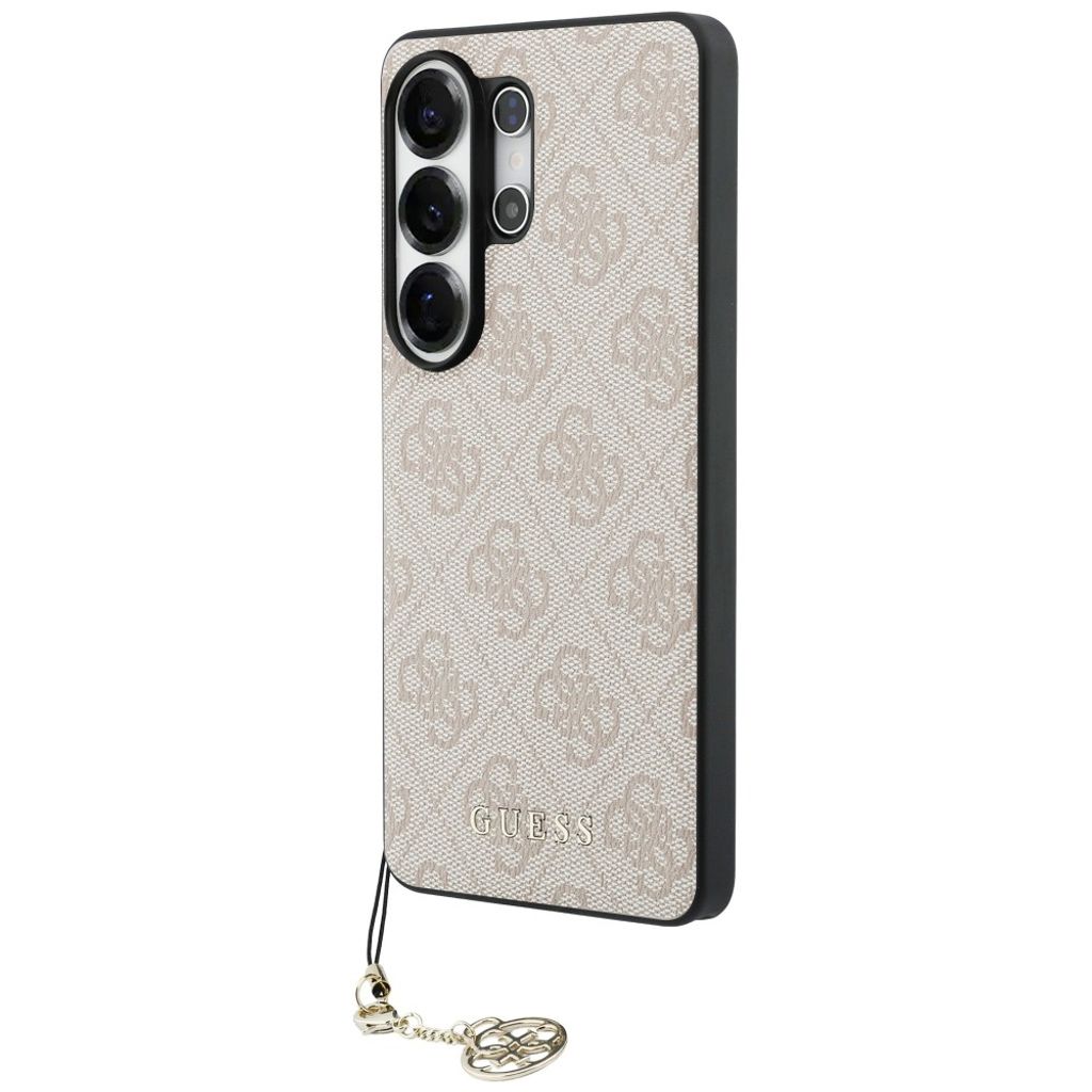 Guess 4G Classic Logo Charm MagSafe Skal till Samsung Galaxy S26 Ultra - Rosa