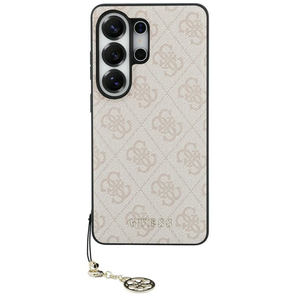 Guess 4G Classic Logo Charm MagSafe Skal till Samsung Galaxy S26 Ultra - Rosa