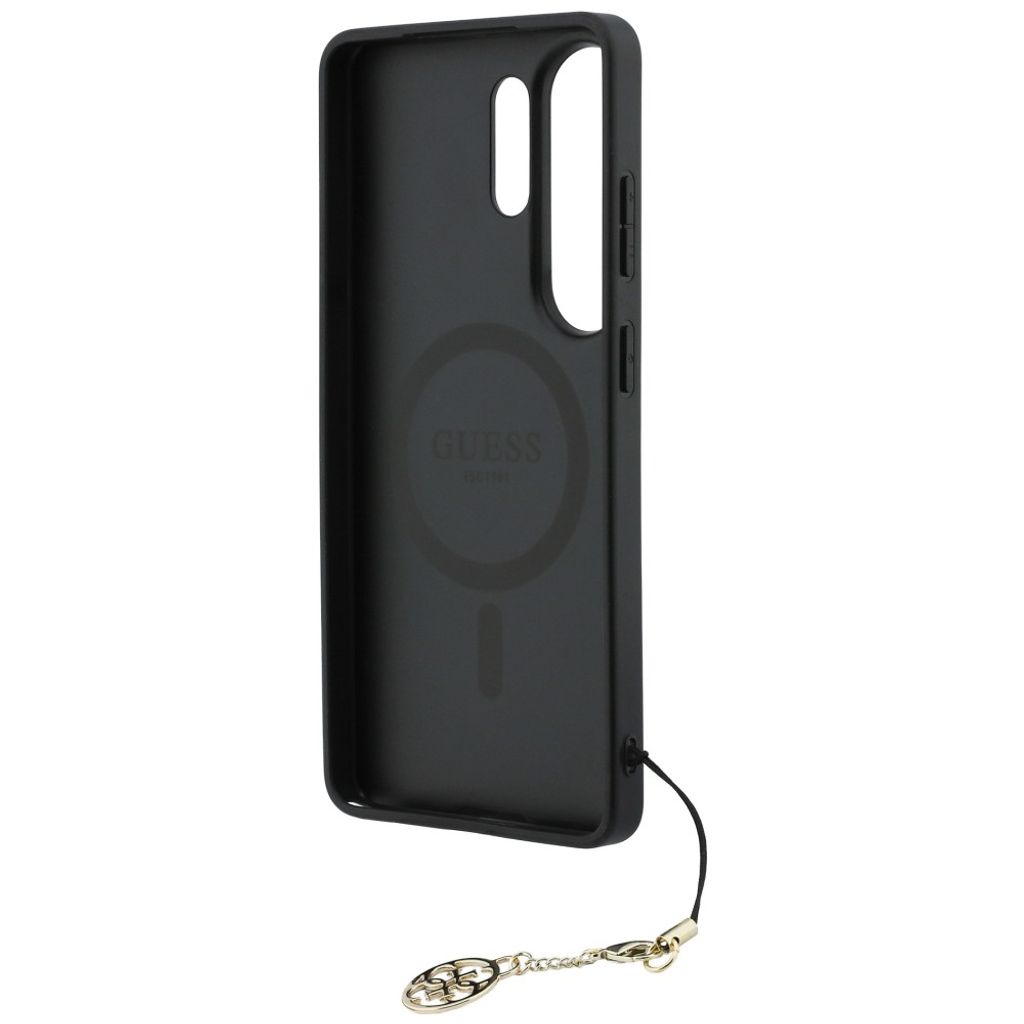Guess 4G Classic Logo Charm MagSafe Skal till Samsung Galaxy S26 Ultra - Rosa