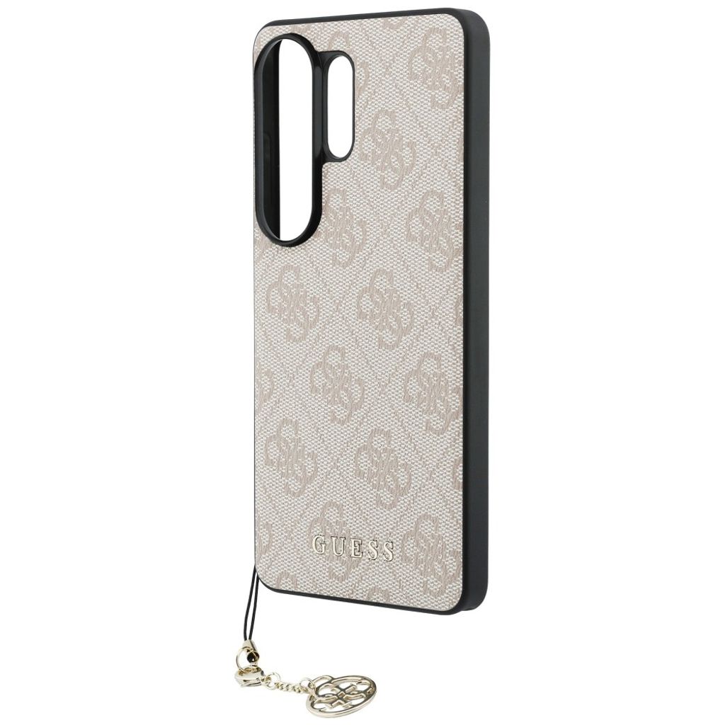 Guess 4G Classic Logo Charm MagSafe Skal till Samsung Galaxy S26 Ultra - Rosa