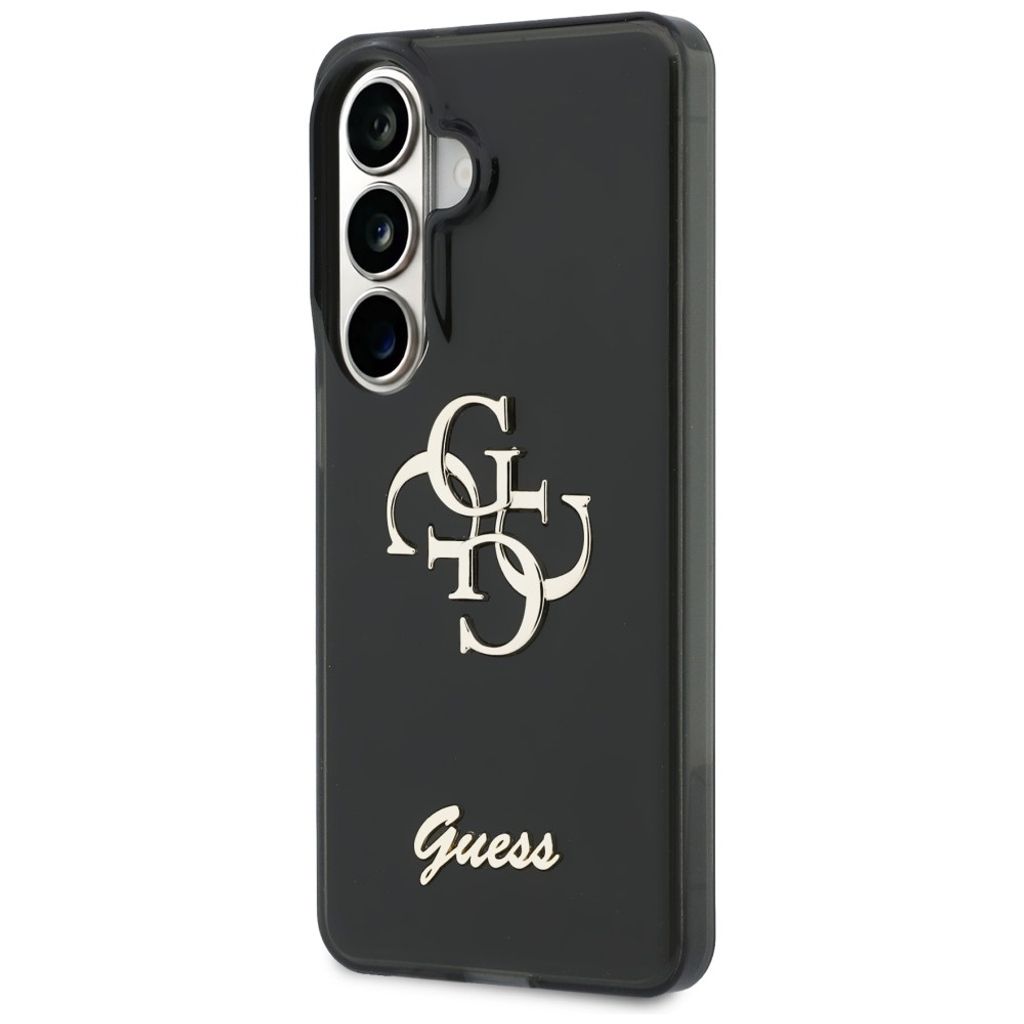 Guess 4G Script Metal Skal till Samsung Galaxy S26 - Svart