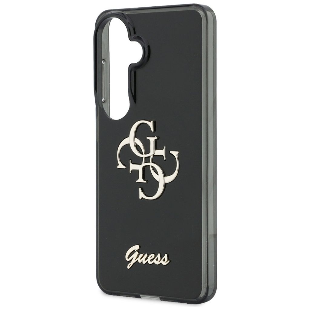 Guess 4G Script Metal Skal till Samsung Galaxy S26 - Svart