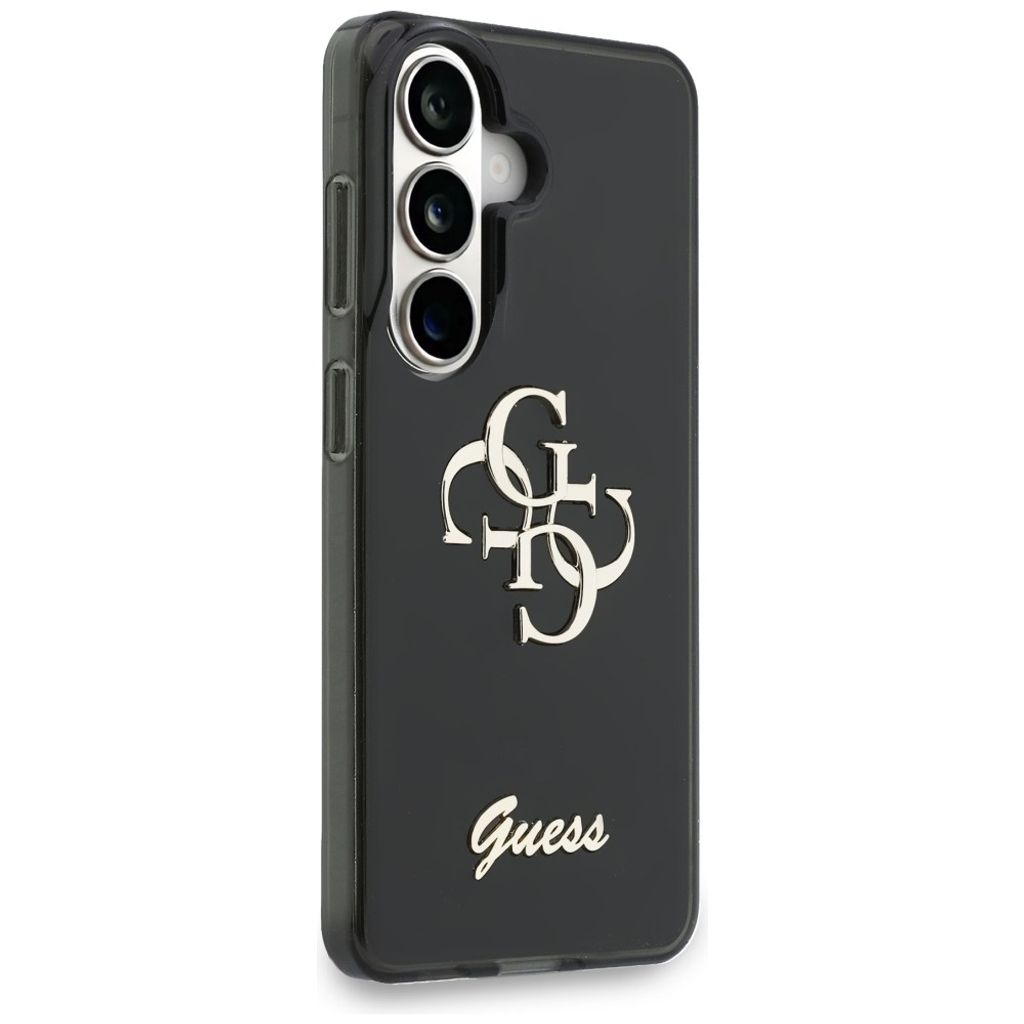 Guess 4G Script Metal Skal till Samsung Galaxy S26 - Svart
