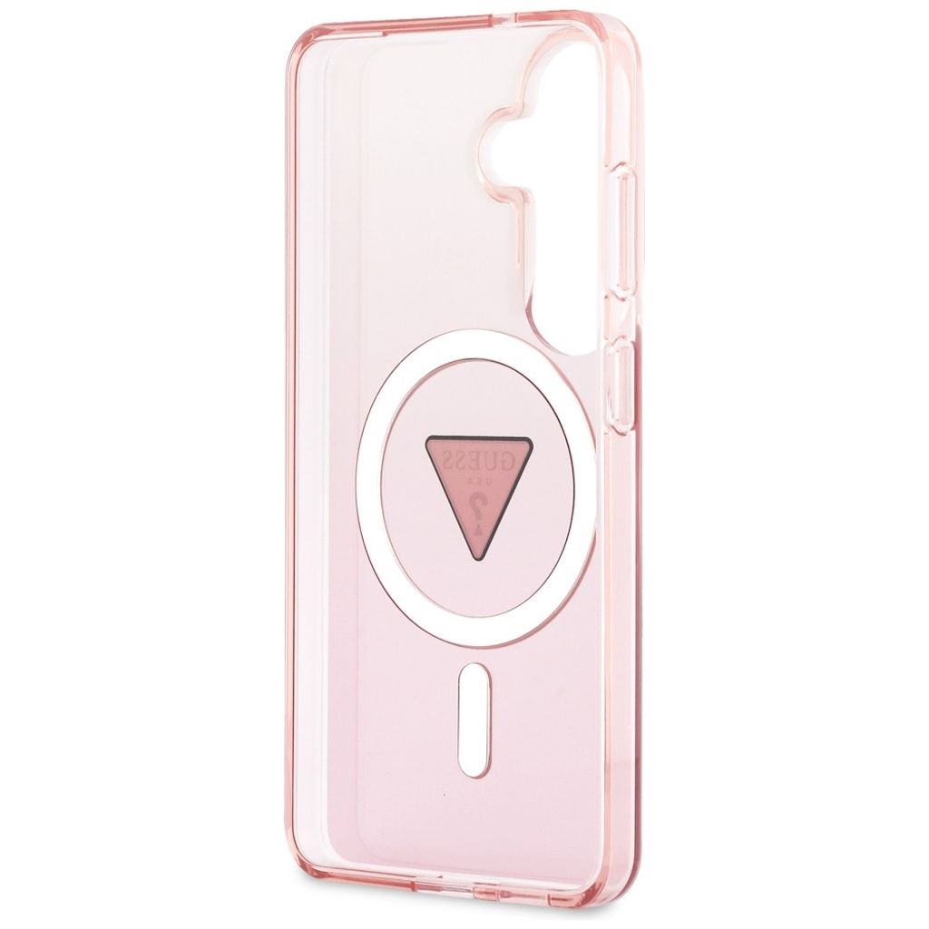 Guess Gradient Triangle MagSafe Skal till Samsung Galaxy S26 - Rosa