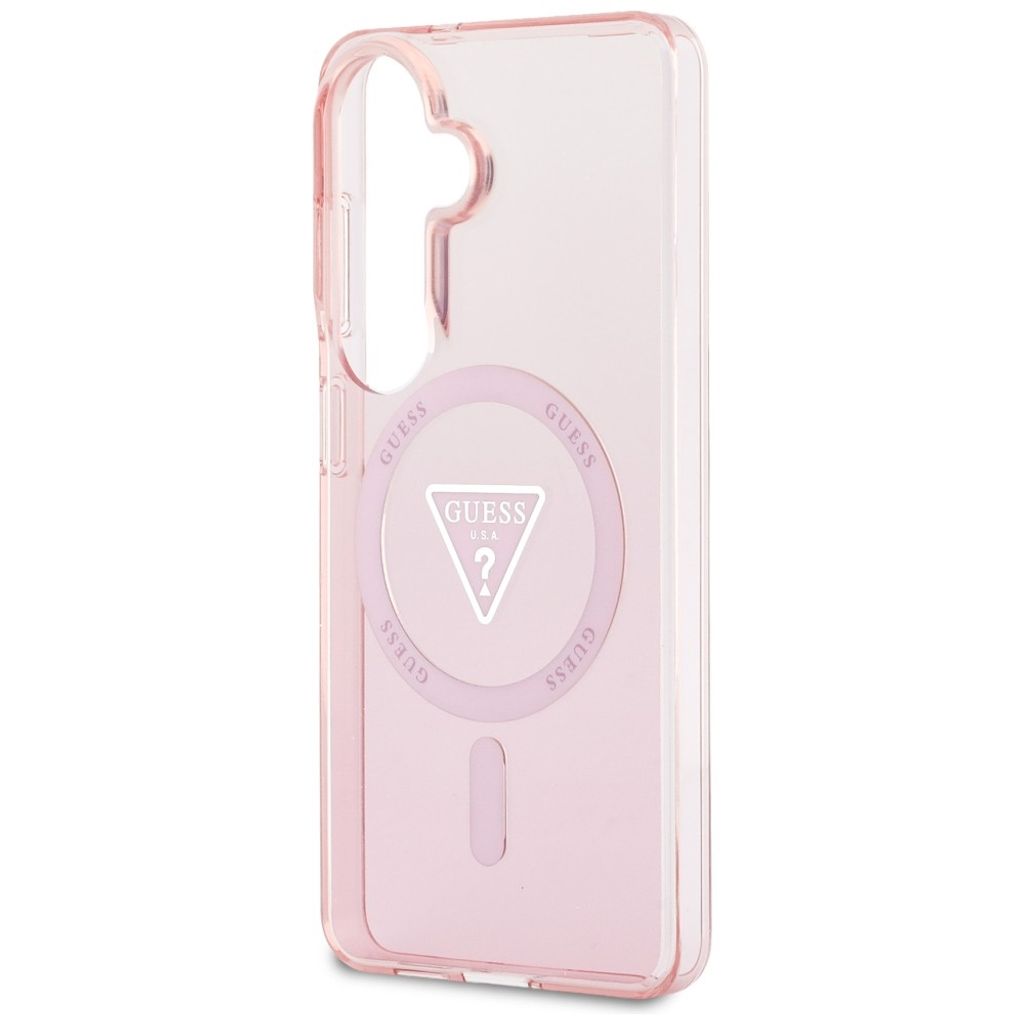 Guess Gradient Triangle MagSafe Skal till Samsung Galaxy S26 - Rosa