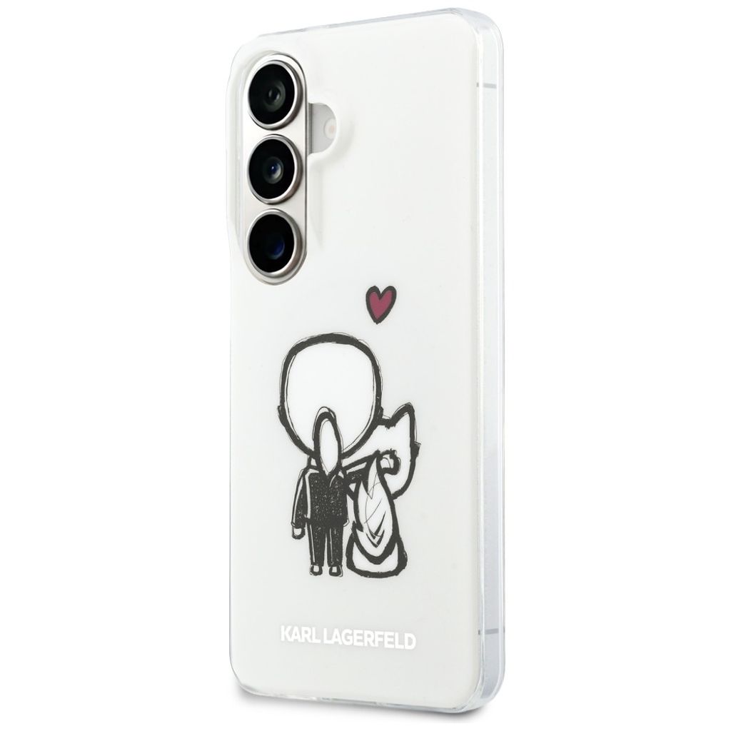 Karl Lagerfeld Karl & Choupette MagSafe Skal Samsung Galaxy S26 - Transparent