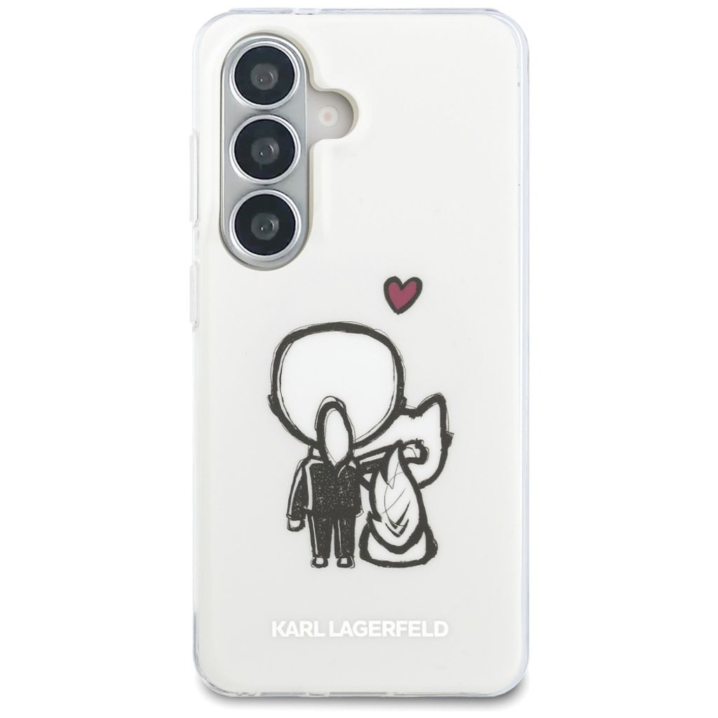 Karl Lagerfeld Karl & Choupette MagSafe Skal Samsung Galaxy S26 - Transparent