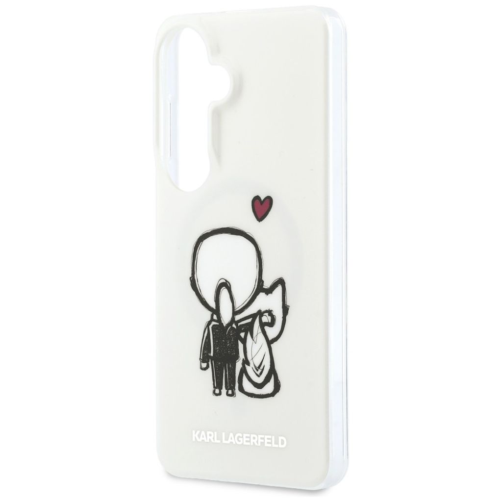 Karl Lagerfeld Karl & Choupette MagSafe Skal Samsung Galaxy S26 - Transparent