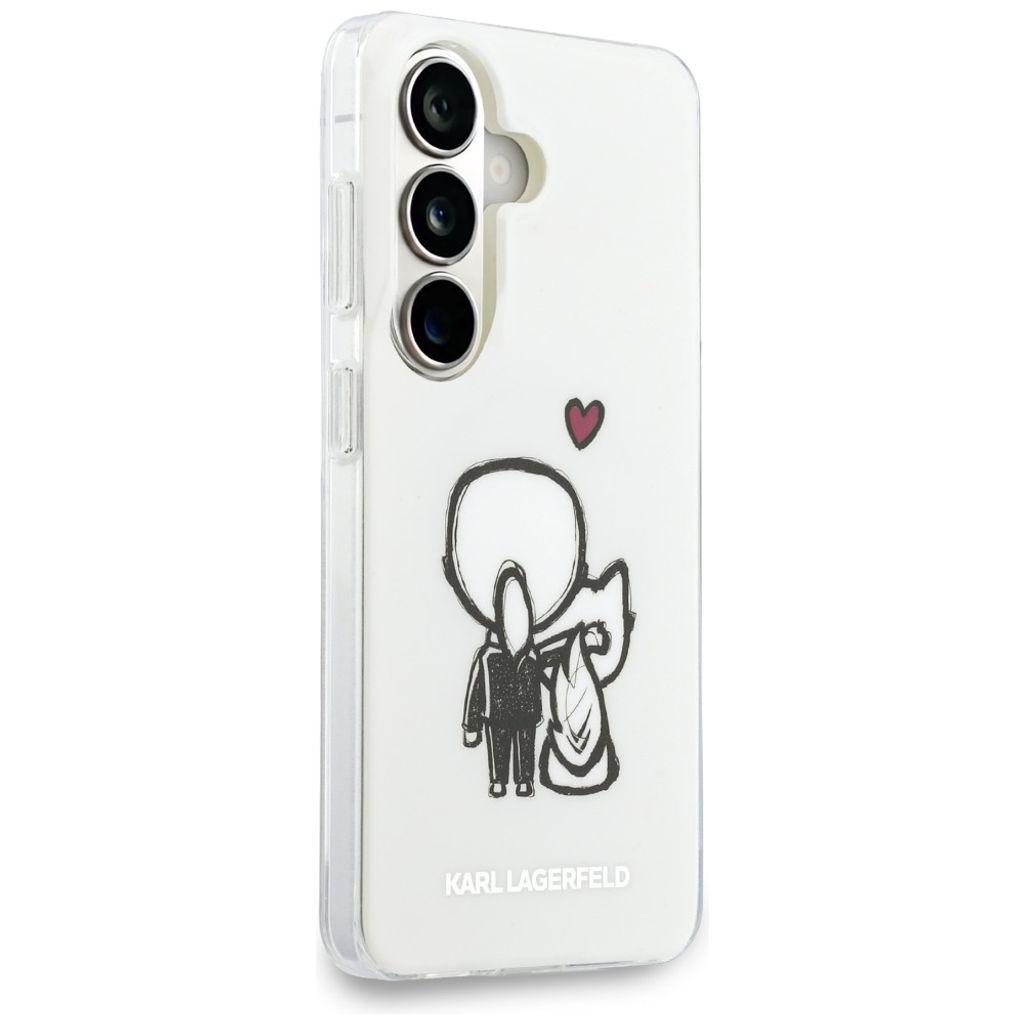 Karl Lagerfeld Karl & Choupette MagSafe Skal Samsung Galaxy S26 - Transparent
