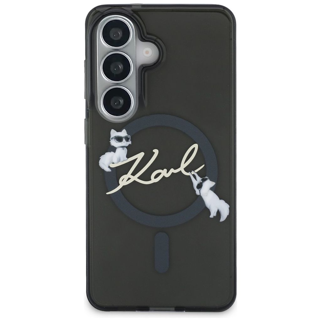 Karl Lagerfeld KC Script MagSafe Skal till Samsung Galaxy S26 - Svart