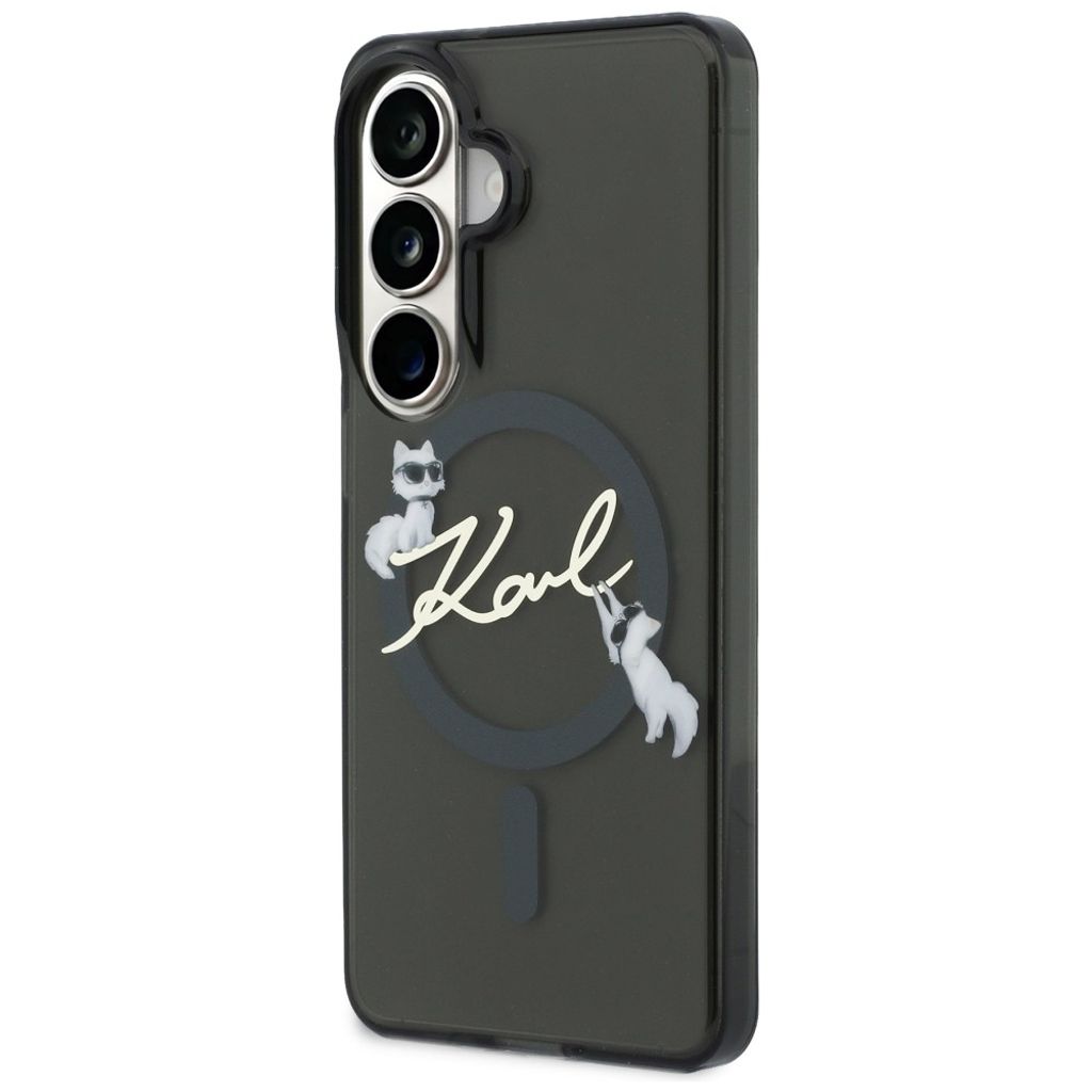 Karl Lagerfeld KC Script MagSafe Skal till Samsung Galaxy S26 - Svart