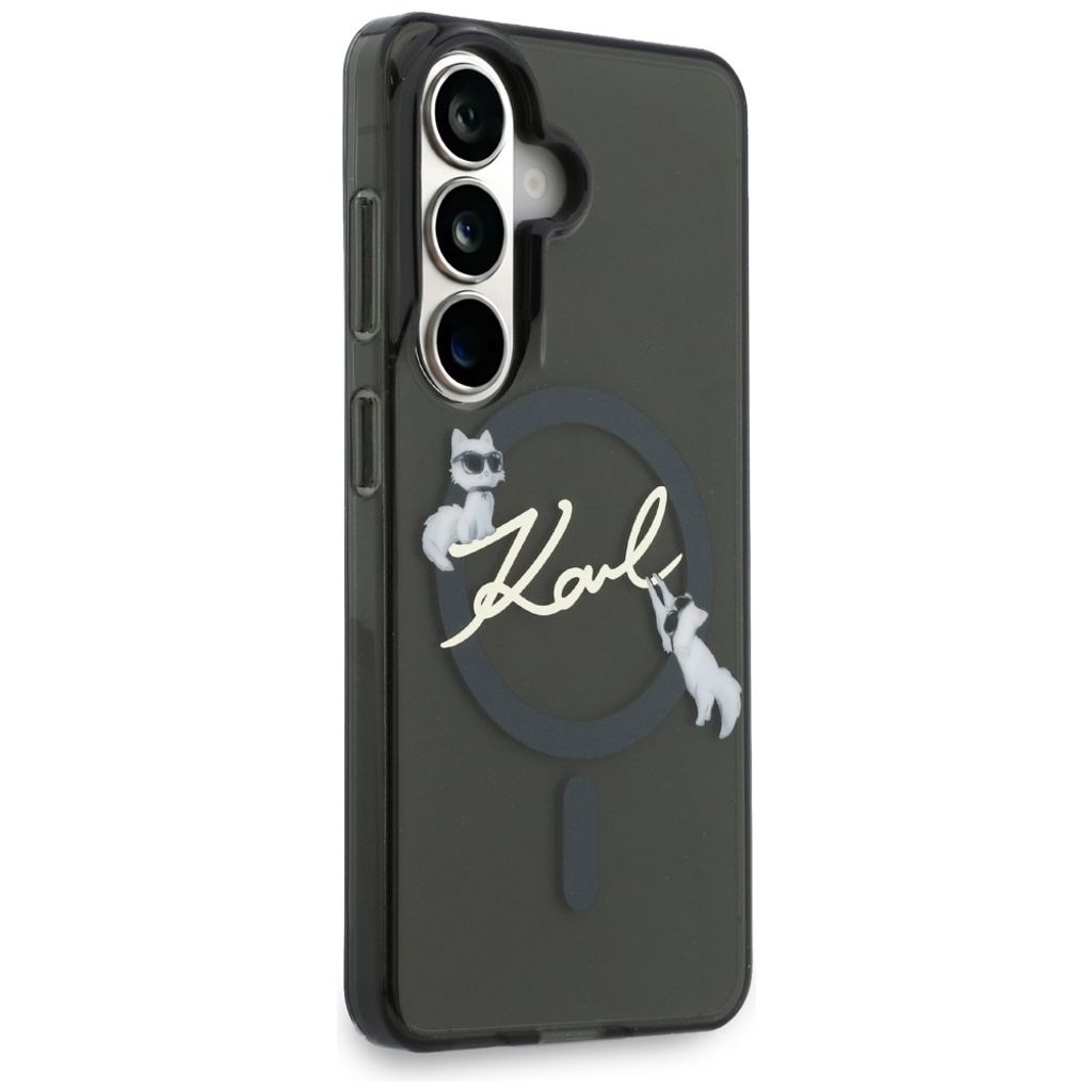 Karl Lagerfeld KC Script MagSafe Skal till Samsung Galaxy S26 Plus - Svart