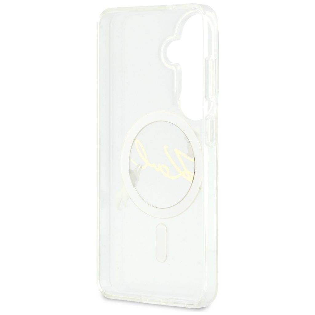 Karl Lagerfeld KC Script MagSafe Skal till Samsung Galaxy S26 Plus - Transparent