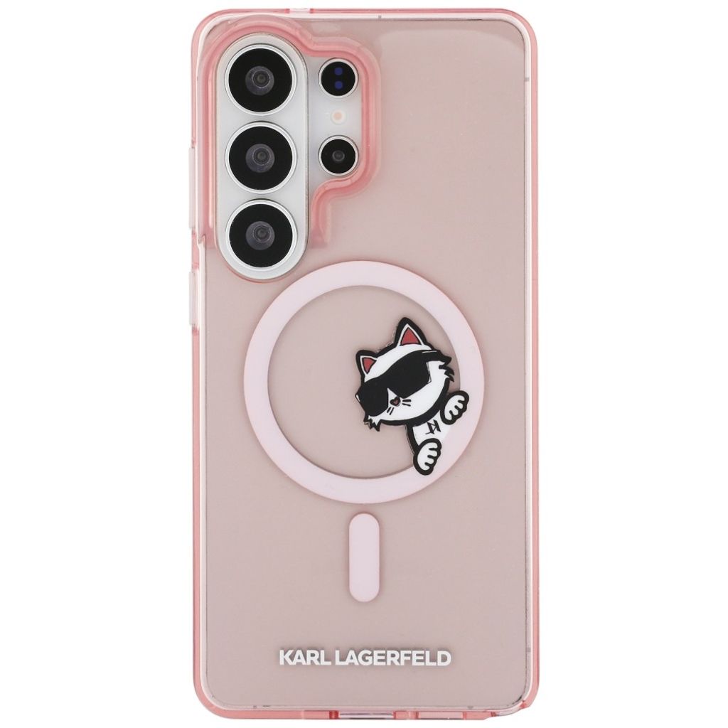 Karl Lagerfeld Peekaboo Choupette MagSafe Skal Samsung Galaxy S26 Ultra - Rosa