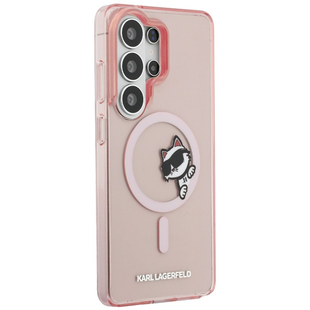 Karl Lagerfeld Peekaboo Choupette MagSafe Skal Samsung Galaxy S26 Ultra - Rosa