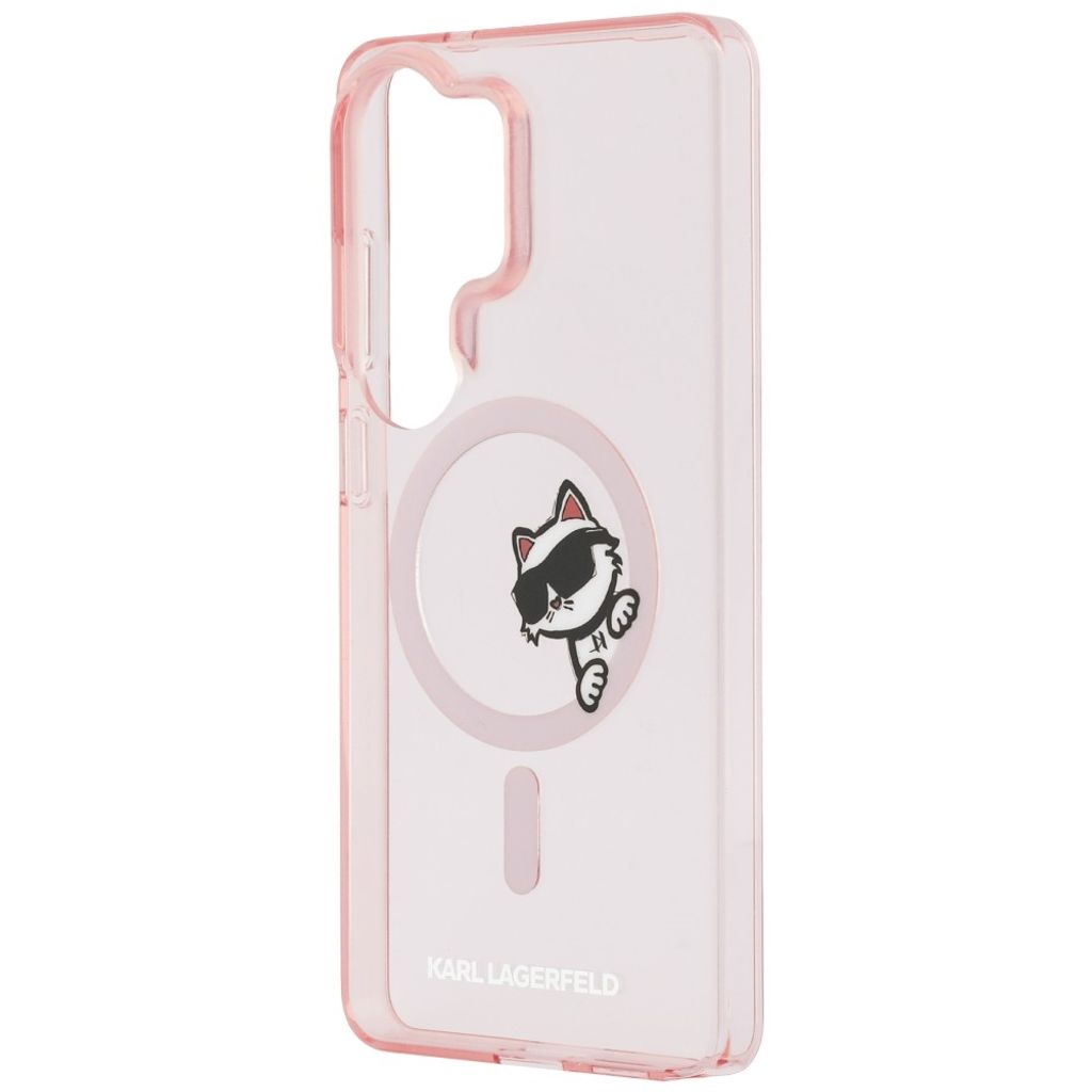 Karl Lagerfeld Peekaboo Choupette MagSafe Skal Samsung Galaxy S26 Ultra - Rosa