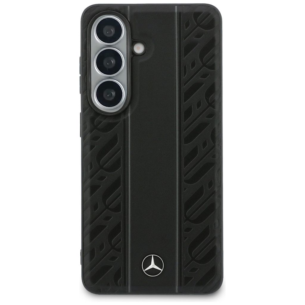 Mercedes Laurel Leaves Vertical Stripes MagSafe Skal Samsung Galaxy S26 - Svart