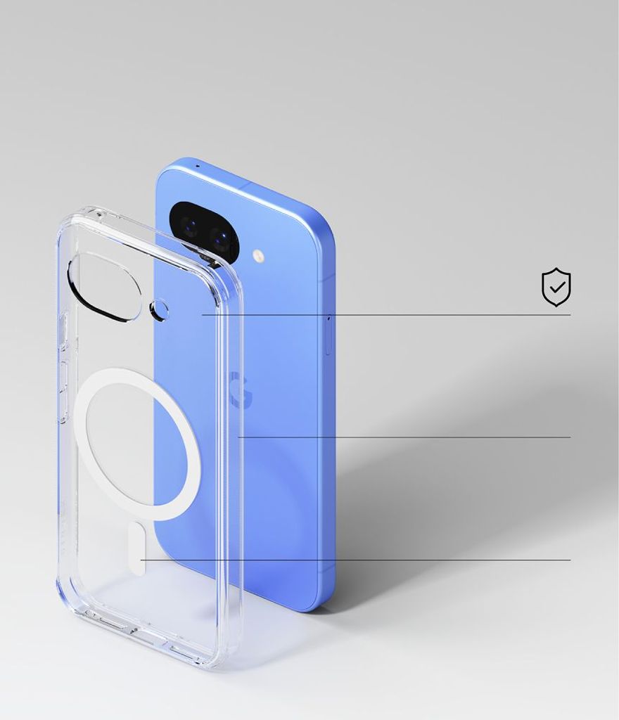 Ringke Fusion MagSafe Deksel til Google Pixel 10A - Gjennomsiktig