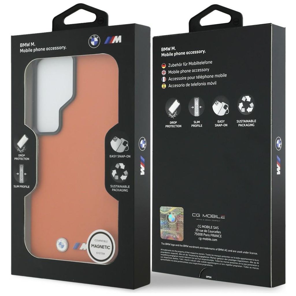 BMW M Metal Logo MagSafe Skal till Samsung Galaxy S26 Ultra - Orange