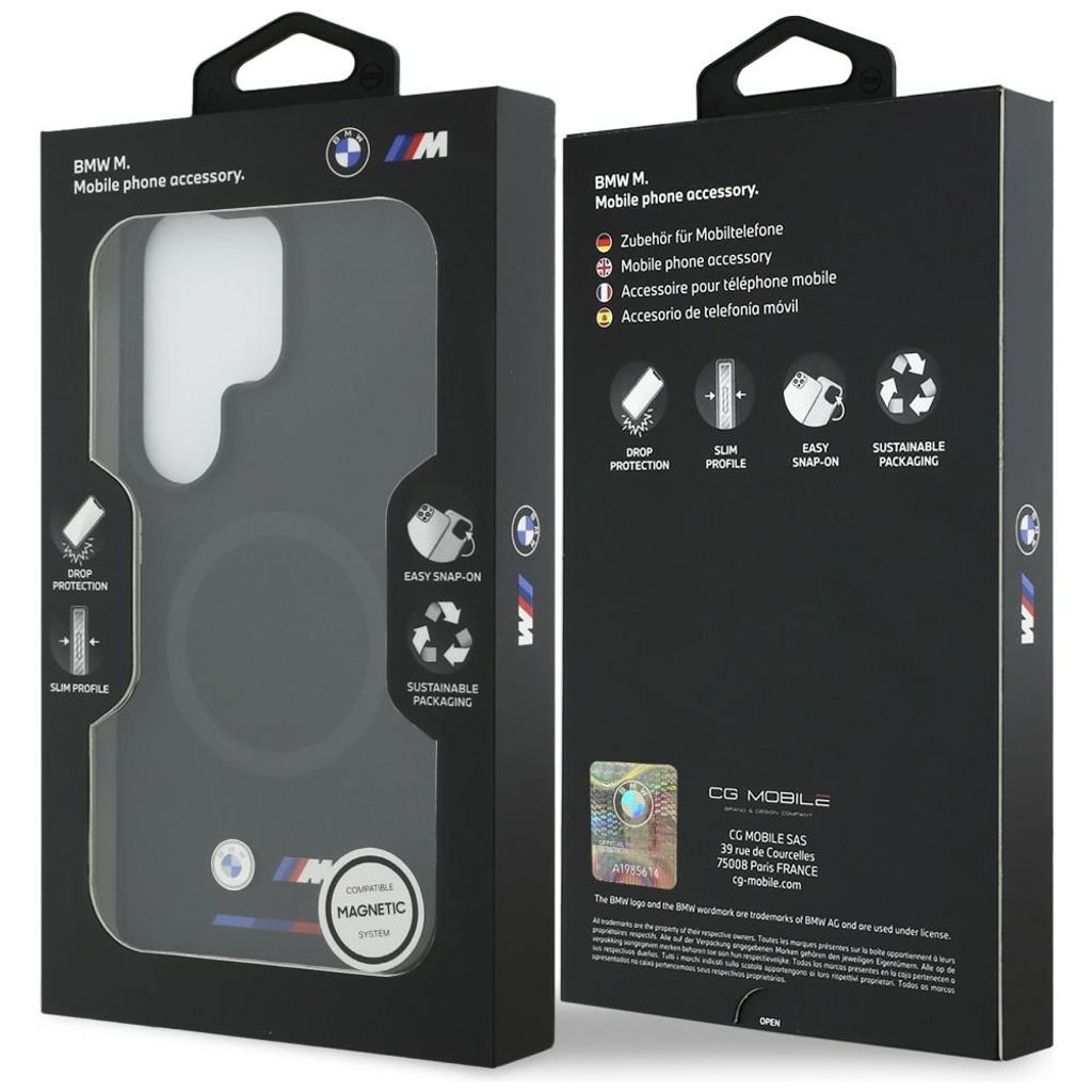BMW M Silicone MagSafe Skal till Samsung Galaxy S26 Ultra - Svart