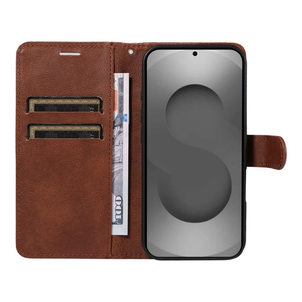 Samsung Galaxy S26 Ultra Cover with Carrying strap - Brown