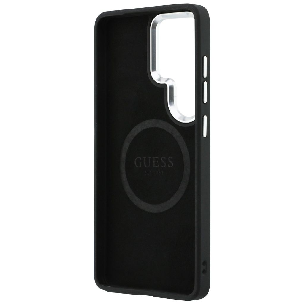 Guess Embossed Ring Triangle Logo MagSafe Skal Samsung Galaxy S26 Ultra - Svart