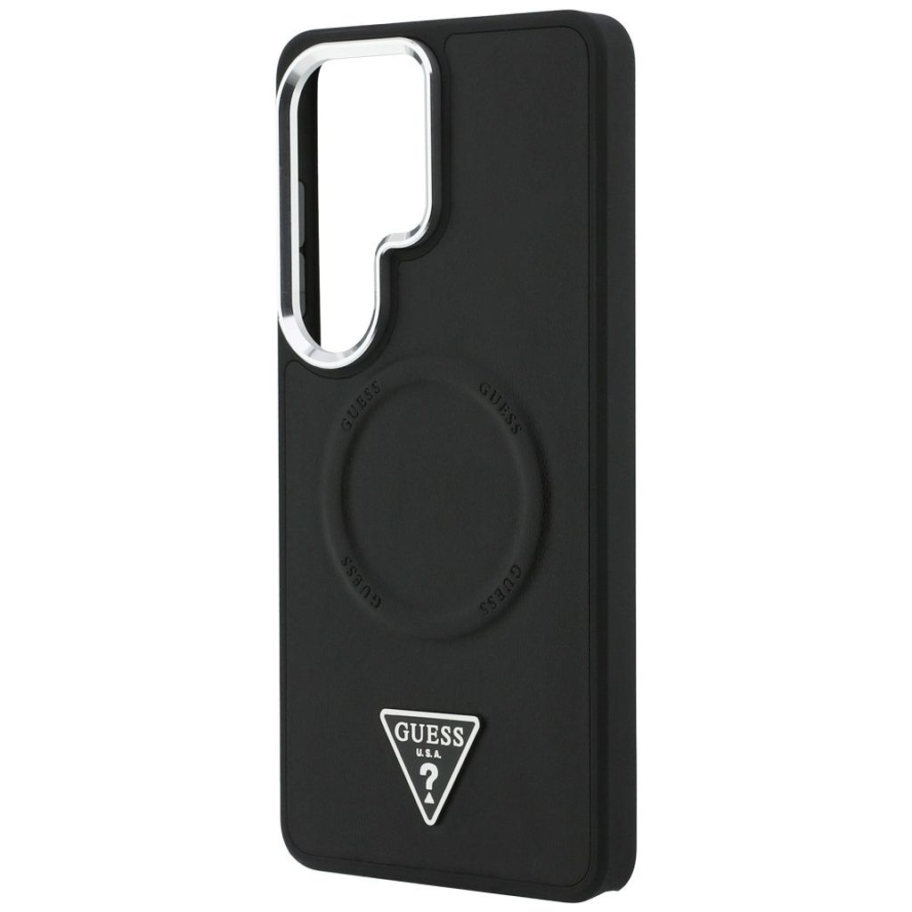 Guess Embossed Ring Triangle Logo MagSafe Skal Samsung Galaxy S26 Ultra - Svart
