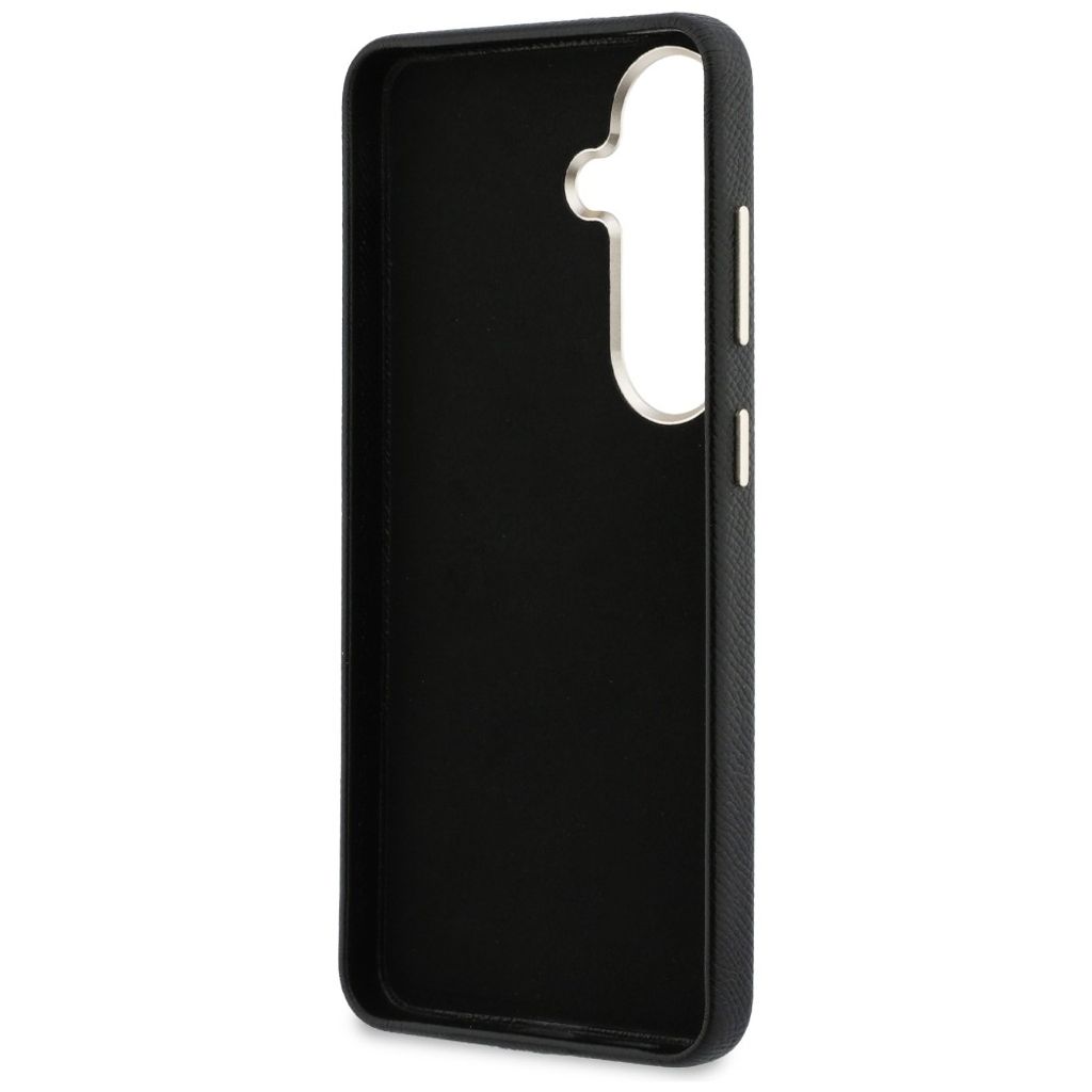 Guess Grained Big 4G Metal Logo Skal till Samsung Galaxy S26 Plus - Svart