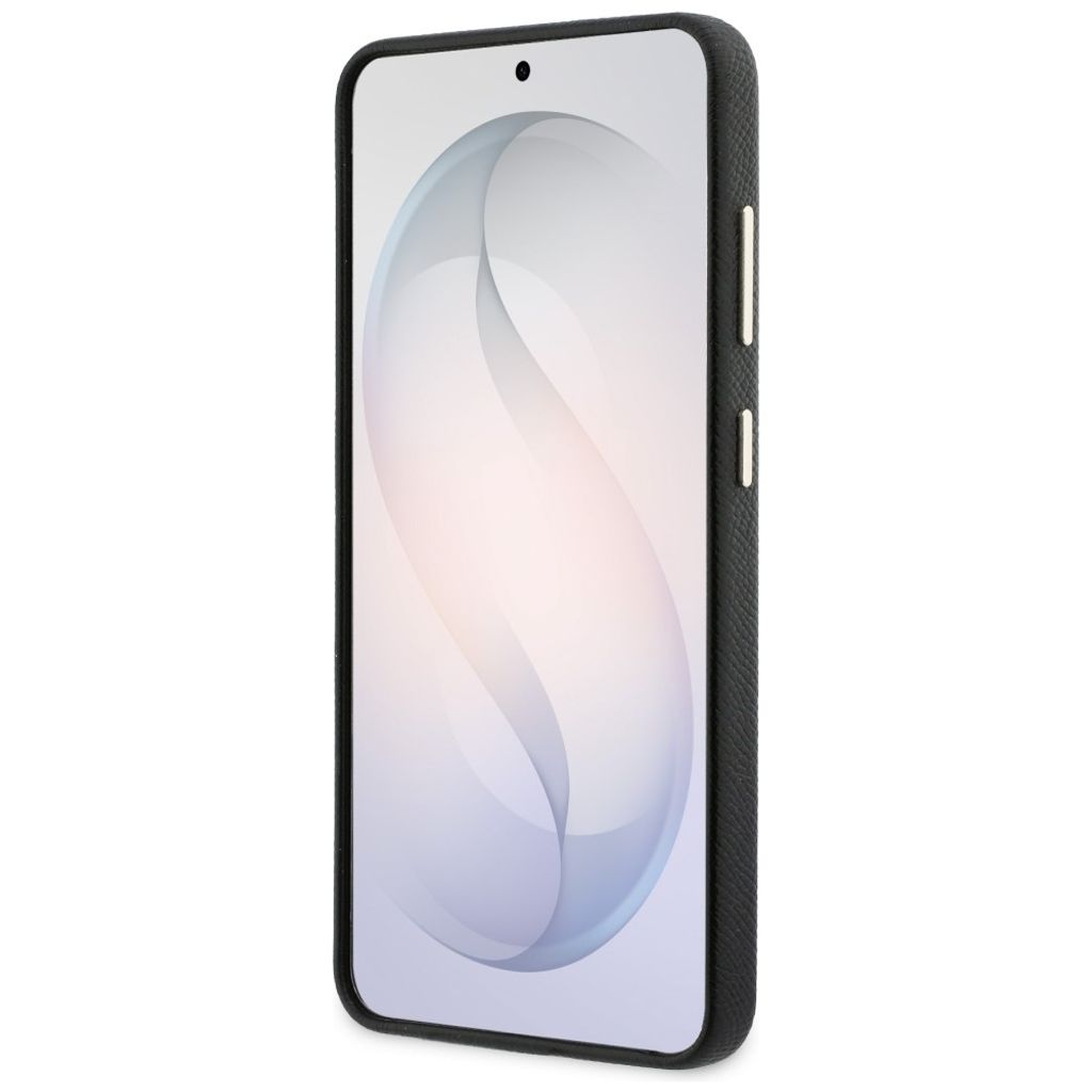 Guess Grained Big 4G Metal Logo Skal till Samsung Galaxy S26 Plus - Svart
