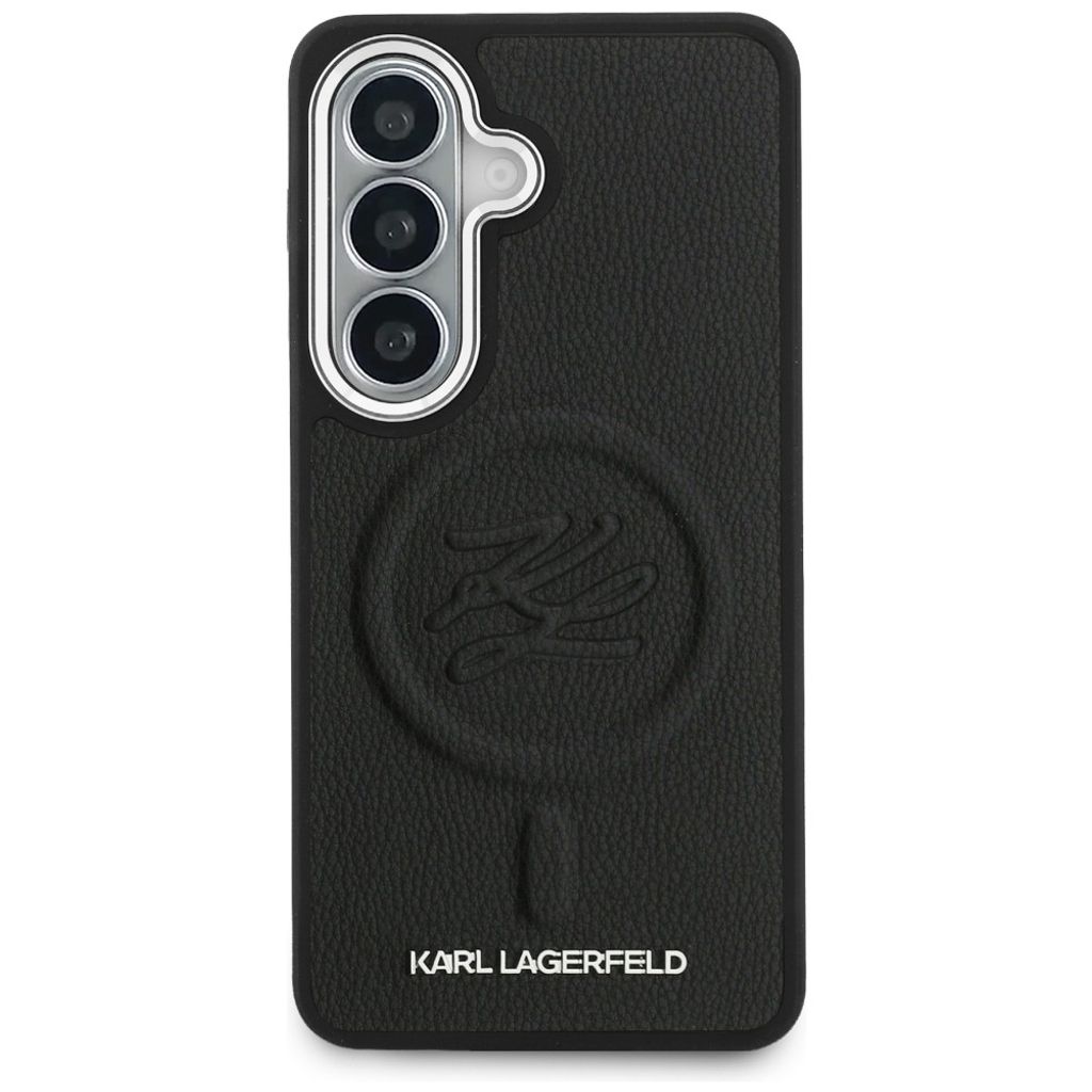 Karl Lagerfeld Embossed Ring Initials MagSafe Skal Samsung Galaxy S26 - Svart