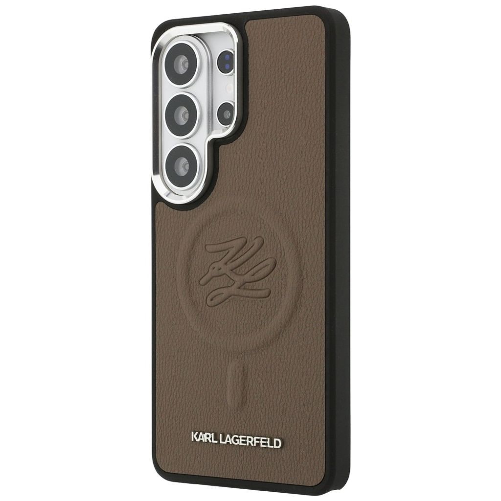 Karl Lagerfeld Embossed Ring MagSafe Skal Samsung Galaxy S26 Ultra - Brun