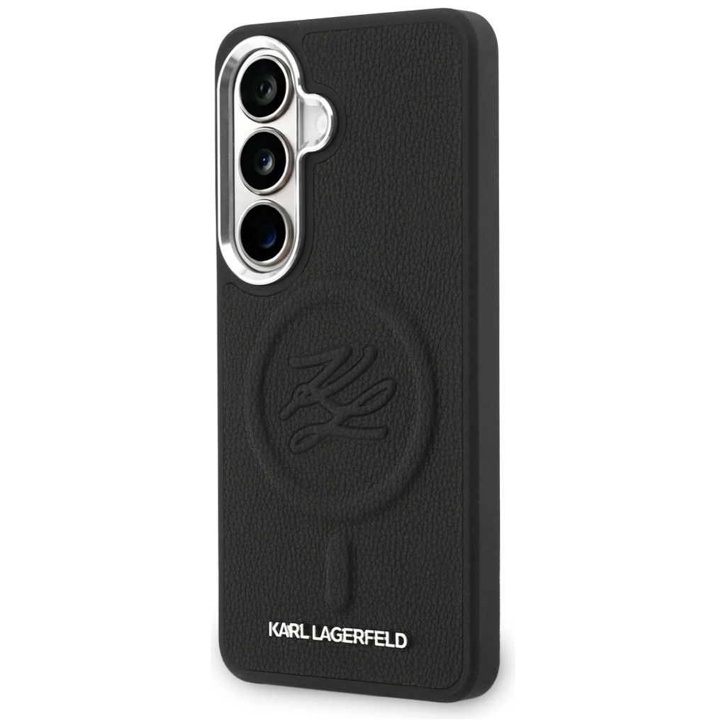 Karl Lagerfeld Embossed Ring MagSafe Skal Samsung Galaxy S26 Plus - Svart