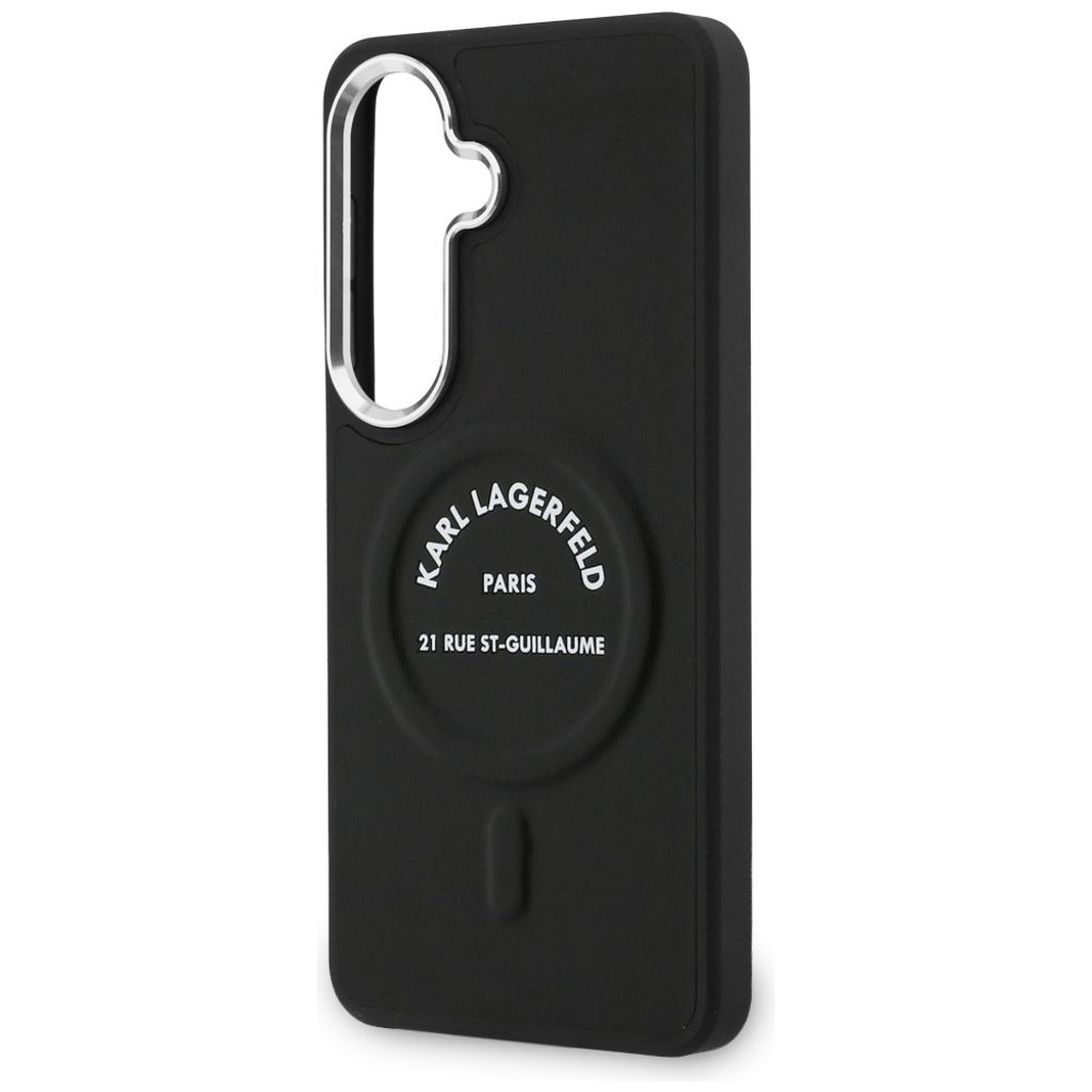 Karl Lagerfeld Embossed Ring RSG Logo MagSafe Skal Samsung Galaxy S26 - Svart