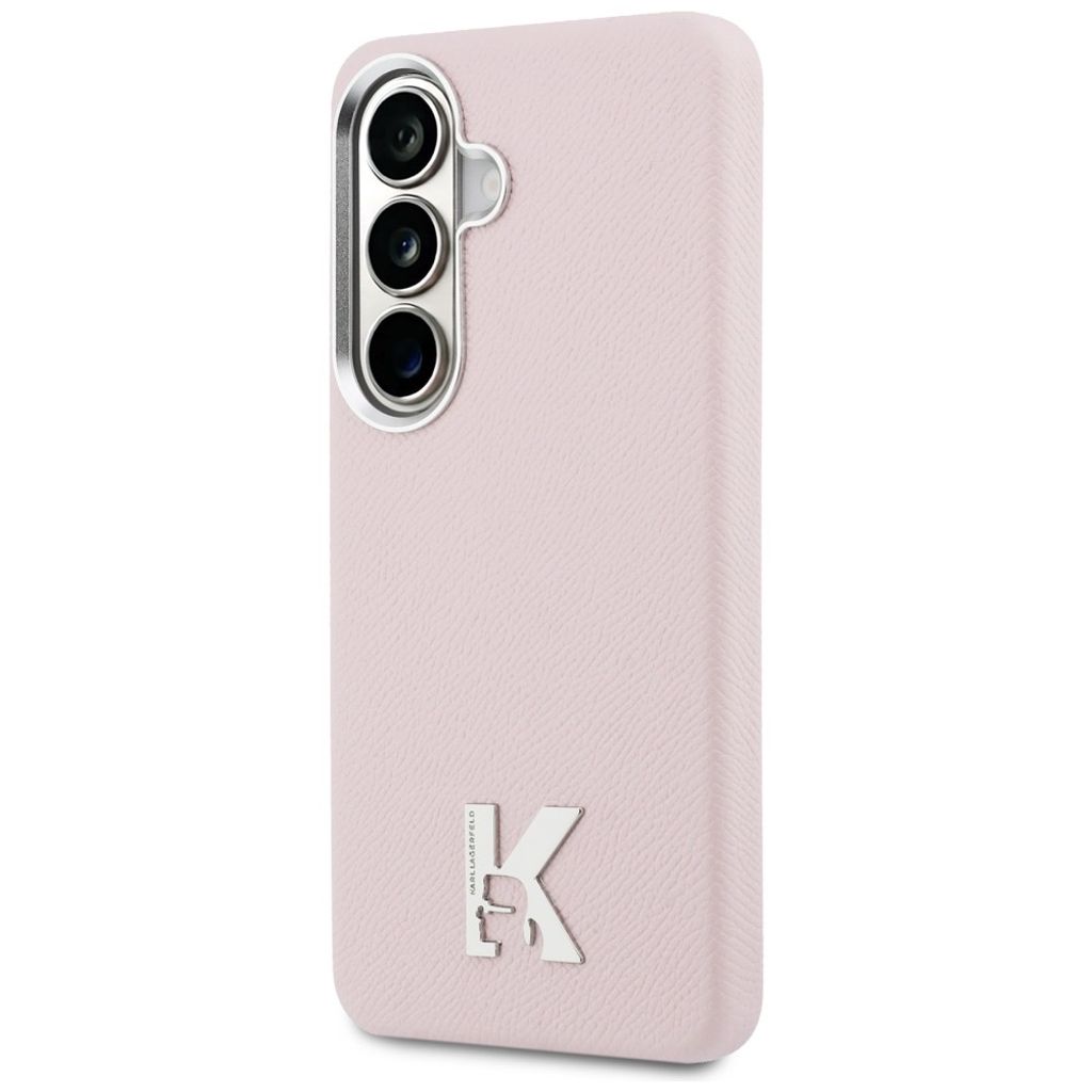 Karl Lagerfeld K Metal Logo MagSafe Skal till Samsung Galaxy S26 - Rosa
