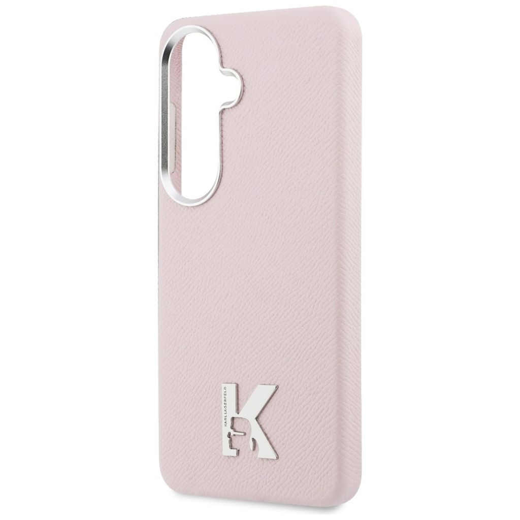 Karl Lagerfeld K Metal Logo MagSafe Skal till Samsung Galaxy S26 - Rosa