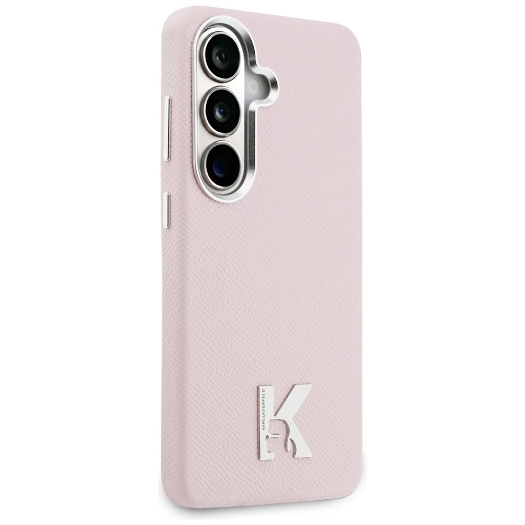 Karl Lagerfeld K Metal Logo MagSafe Skal till Samsung Galaxy S26 - Rosa