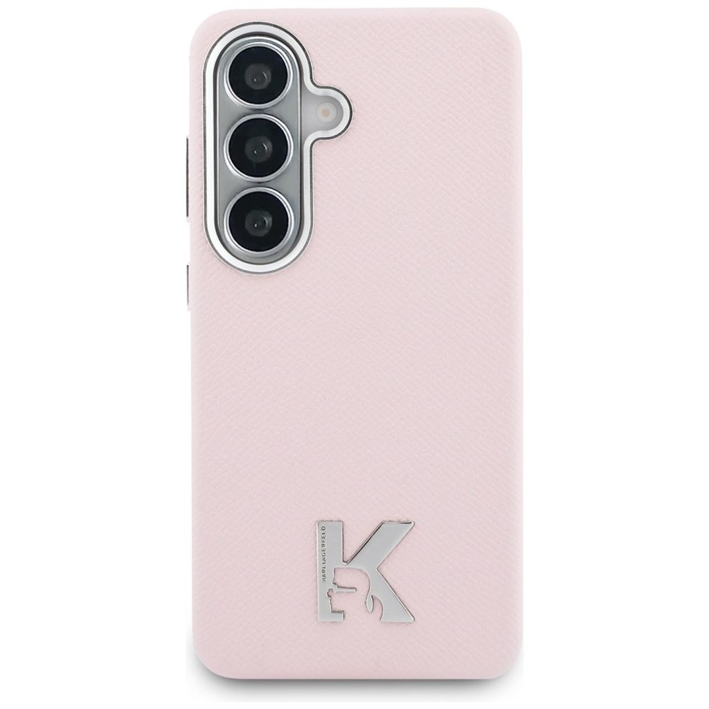 Karl Lagerfeld K Metal Logo MagSafe Skal till Samsung Galaxy S26 - Rosa