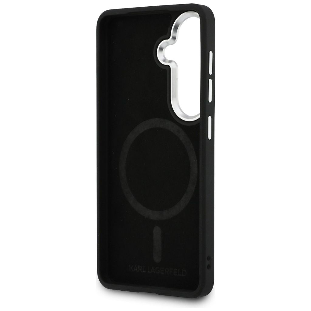 Karl Lagerfeld Perforated KL MagSafe Skal till Samsung Galaxy S26 - Svart