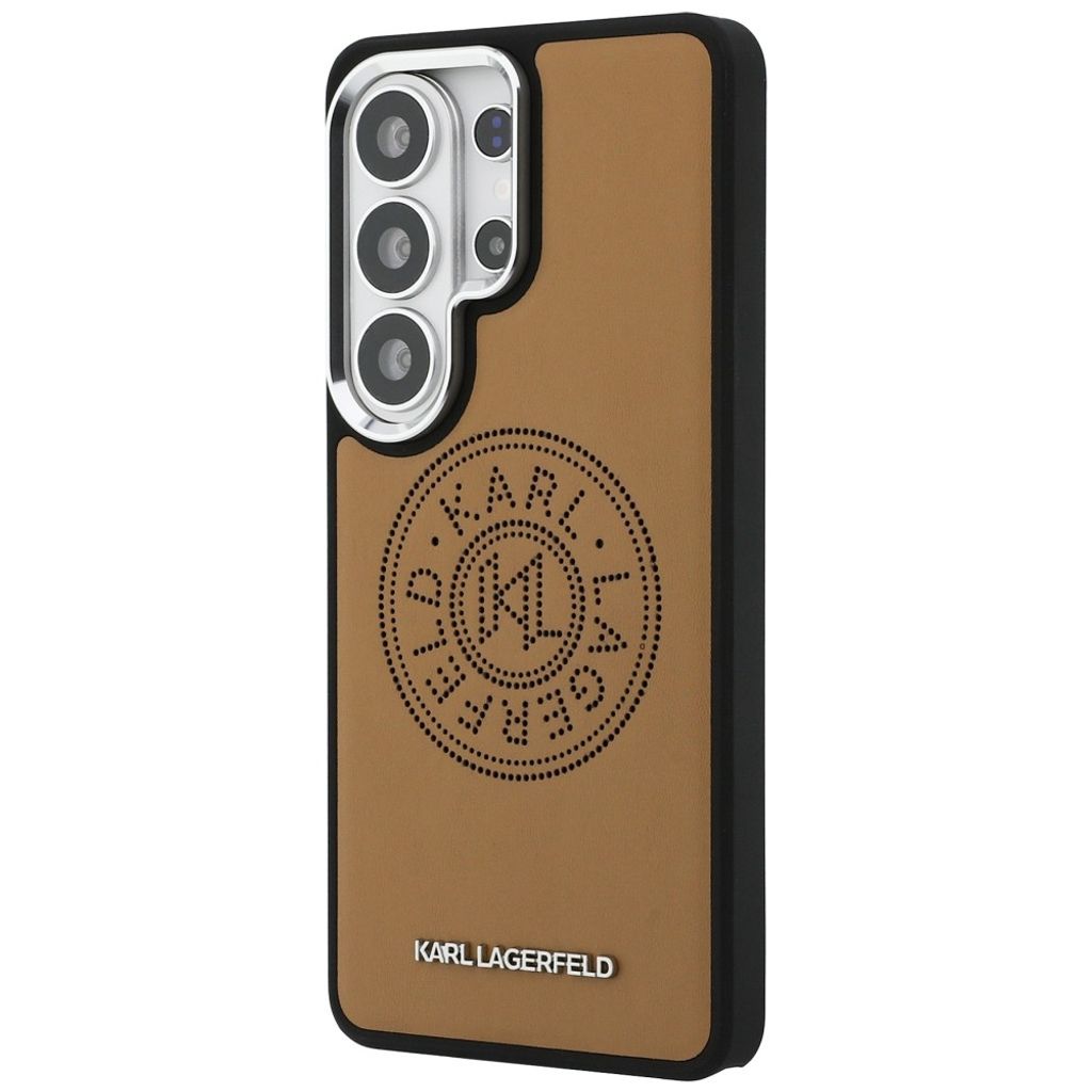 Karl Lagerfeld Perforated KL MagSafe Skal till Samsung Galaxy S26 Ultra - Brun
