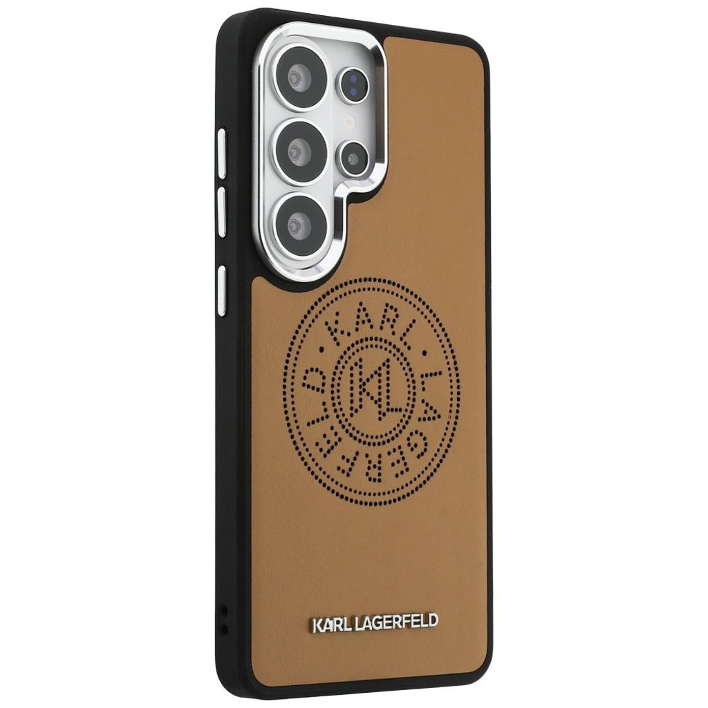 Karl Lagerfeld Perforated KL MagSafe Skal till Samsung Galaxy S26 Ultra - Brun