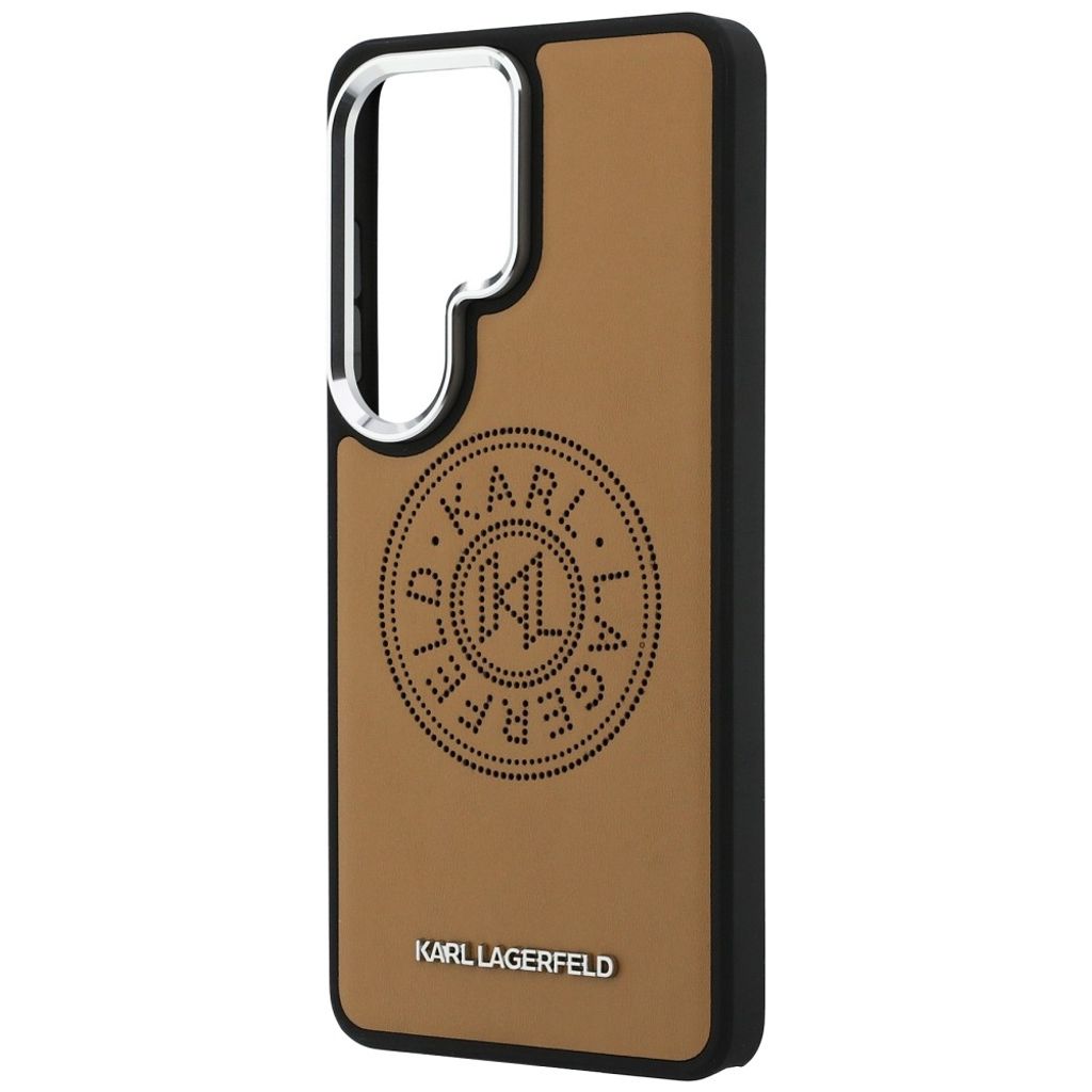Karl Lagerfeld Perforated KL MagSafe Skal till Samsung Galaxy S26 Ultra - Brun